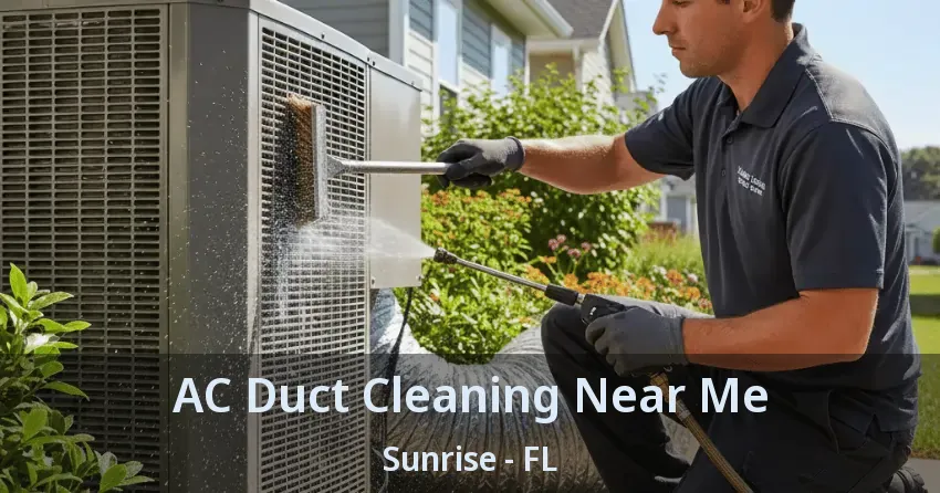 AC Duct Cleaning Near Me Sunrise - FL
