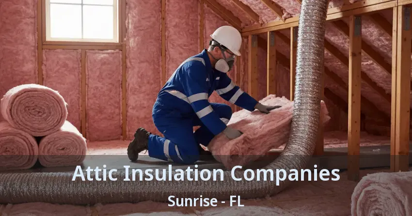 Attic Insulation Companies Sunrise - FL
