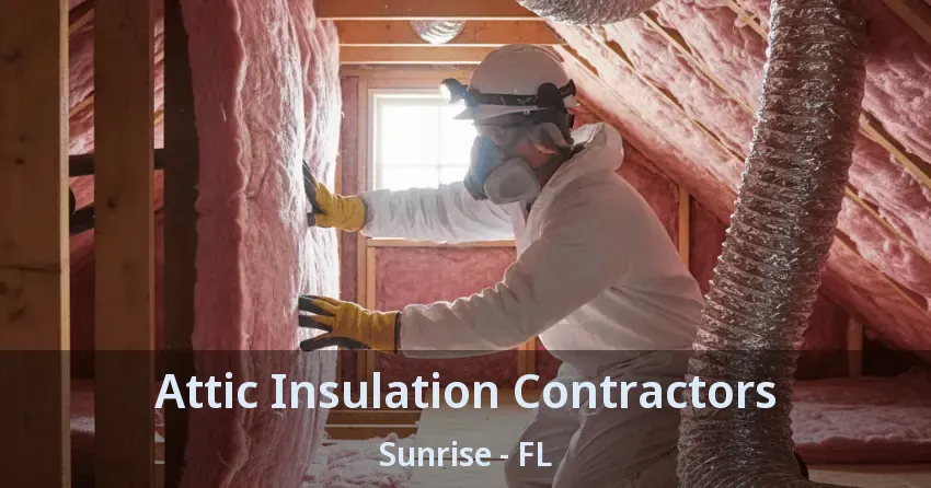 Attic Insulation Contractors Sunrise - FL