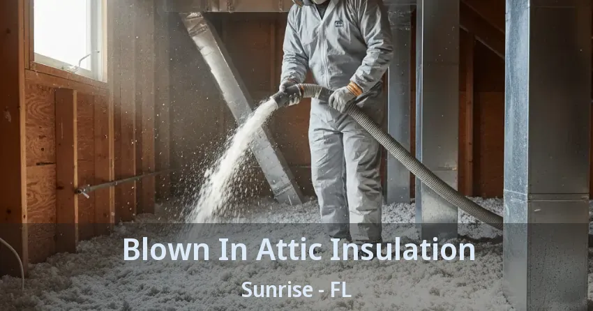Blown In Attic Insulation Sunrise - FL