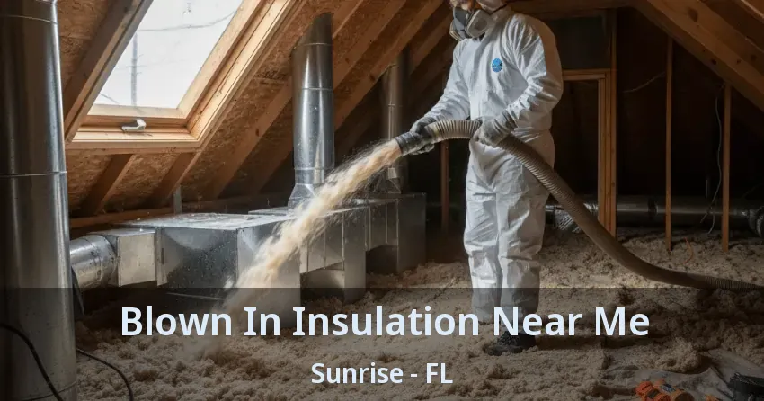 Blown In Insulation Near Me Sunrise - FL
