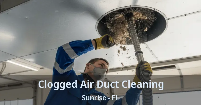 Clogged Air Duct Cleaning Sunrise - FL