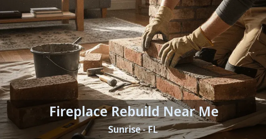 Fireplace Rebuild Near Me Sunrise - FL