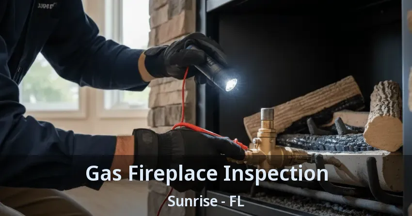 Gas Fireplace Inspection Sunrise - FL