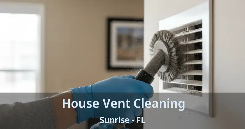 House Vent Cleaning Sunrise - FL