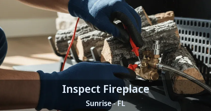 Inspect Fireplace Sunrise - FL