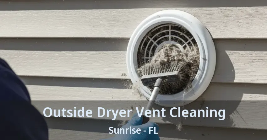 Outside Dryer Vent Cleaning Sunrise - FL