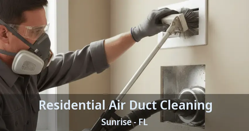 Residential Air Duct Cleaning Sunrise - FL Residential Air Duct Cleaning Sunrise - FL